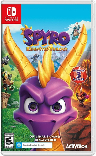 Spyro Reignited Trilogy Nintendo Switch Fisico Ade Ramos