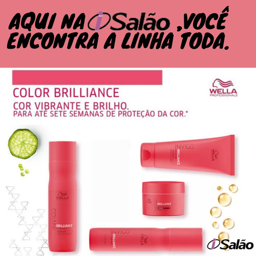 Kit Wella Color Brilliance Shampoo + Condicionador + Máscara