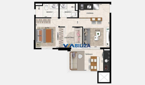 Studio Com 1 Dormitório À Venda, 56 M² Por R$ 459.570,00 - Jardim Flor Da Montanha - Guarulhos/sp - St0022