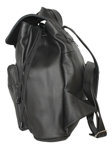 Bolsa Mujer Piel Borrego Mochila Genuina Dama Moda Café
