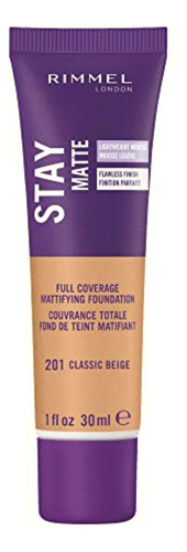 Rimmel Stay Matte Foundation Classic Beige 1 Fluid Ounce