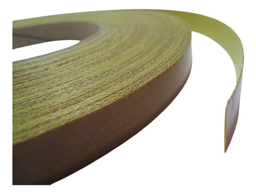 Fita Teflon Adesiva 13mm Para Seladora - 1 Metro Cor Marrom-claro