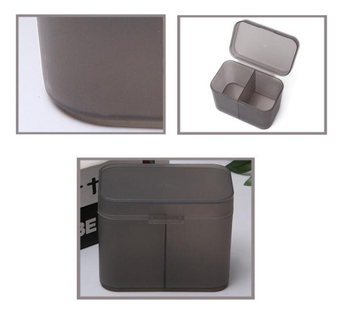 2 Caja De Almacenamiento De Toallitas Para Uñas Contenedor