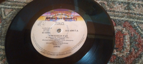 Disco De Vinilo Simple De Kiss Tomalo/no Para Los Inocentes (Usado)