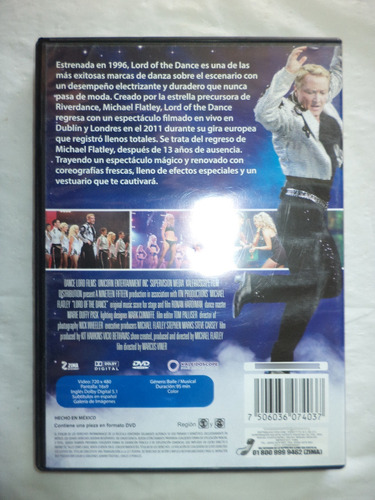Dvd. El Regreso De Michael Flatley Como Lord Of The Dance (Usado)
