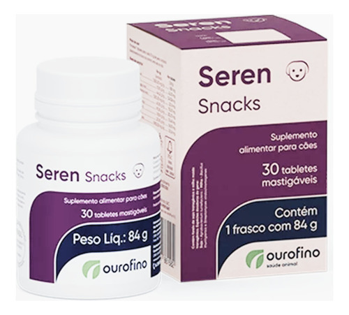 Suplemento Palatável Anti Stress Seren Snacks 84g - Ourofino