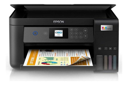 Impressora Multifuncional Cor Epson Ecotank L4260 127/220v Preto