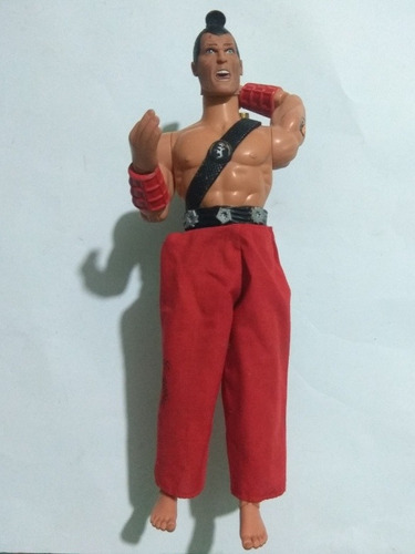 Action Man Karateca Dragon Pantalón Rojo Katana Hasbro 2002 