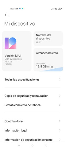 Imagen 5 de 5 de Xiaomi Mi 11 Con 12gb Ram + 256gb 108mp 120hz En Inglés