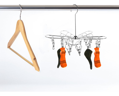-de Tendedero De Ropa Plegable De Acero Inoxidable
