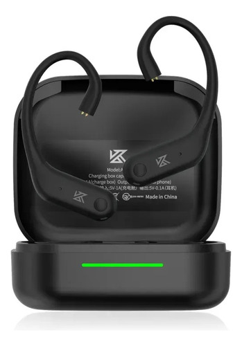 Auriculares Kz Ae01 Gancho Inalámbricos Bluetooth 5.4 C Pin Color Negro Luz Negro