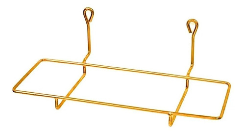 Imagem 1 de 5 de Suporte De Parede Para Jardineira 50cm Nutriplan Dourado