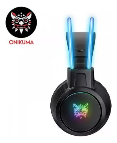 Headset Fone Gamer Profissional Onikuma X15 Pro Rgb Preto Preto
