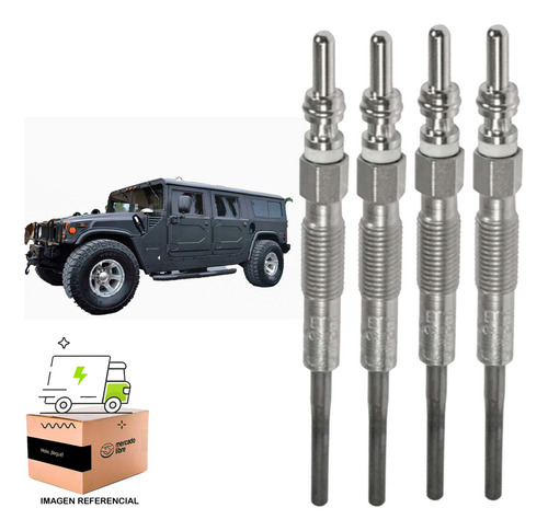 Set 4 Bujia Incadescente Para Hummer H1 6.5 1992 1994