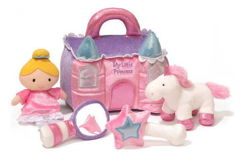 Baby Gund Juego De Peluche Princess Castle Stuffed Plush, 8 Color Multicolor