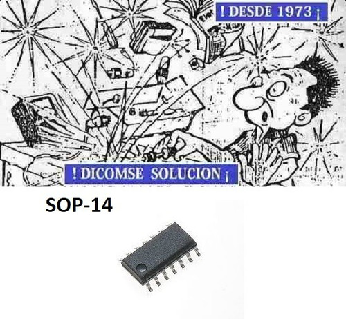 Cd4093bcm Cd4093  Quad 2-input Nand Schmitt Triggersoic-14