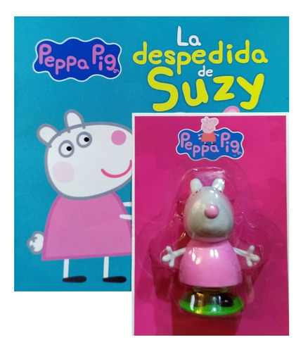 Colección Casa De Peppa Pig  N° 3 Cuento + Figura Suzy Oveja