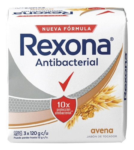 Rexona Jabón Antibacterial X 3 - G A