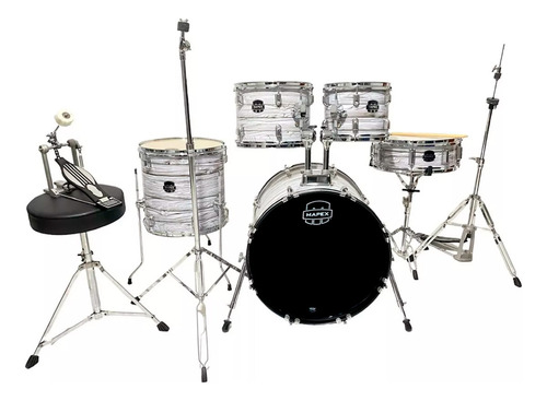 Bateria Mapex Prodigy White Wood Grain Fi Completa +