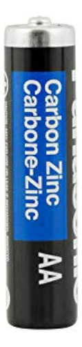 20 Pilas Panasonic Aa, Superresistentes, Potencia De Carbono