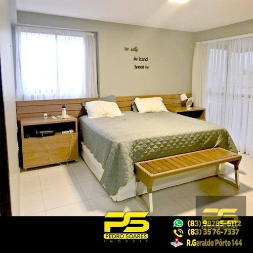 Apt. Alto Padrão C/ 4 Dormitórios À Venda, 203 M² Por R$ 840.000 - Manaíra - João Pessoa/pb - Ap1957