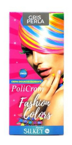  Silkey Policrom Crema Enjuague Colorante Fashion Colors 90ml Tono Gris Perla
