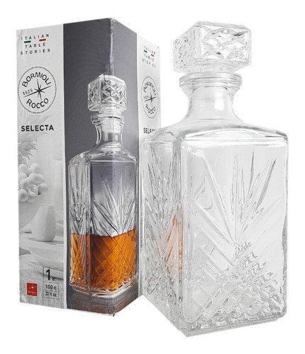 Decantador Whisky Bormioli Rocco Vidrio Transparente