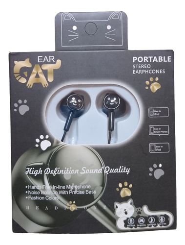 Auriculares Cat Ear Hands Free - Manos Libres