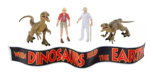 Nouveau Jurassic World Legacy Collection Isla Nublar Escape Raptor Action Figure Set 