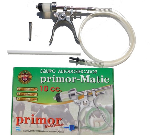 Jeringa Veterinaria Autodosdosif Primor Matic 10 Cc Pour On 