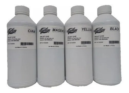 Tinta Compatible Dye Canon G1100 G2100 G3100 G4100 Un Litro