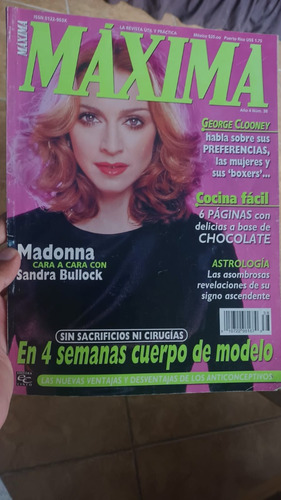 Madonna, Claudia Islas, Julia Rodriguez En Revista Maxima (Usado)