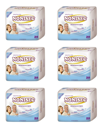 Nonisec Aposito Fuerte Con Gel Adultos X 120 Uni En Palermo