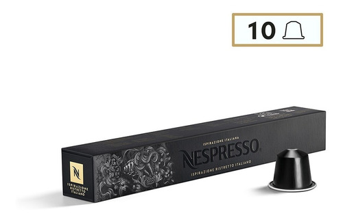 Cápsulas Nespresso Inspirazione Ristretto Italiano - 10 Cáps