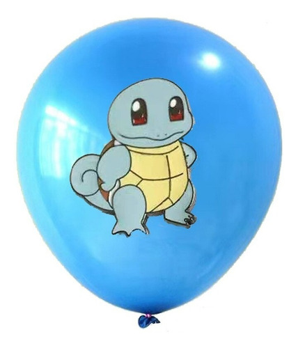 Imagen 6 de 7 de Set De Globos Pokemon Cumpleaños 20 Unidades De Latex