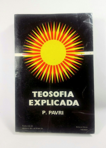 Libro De Teosofía Explicada Pavri