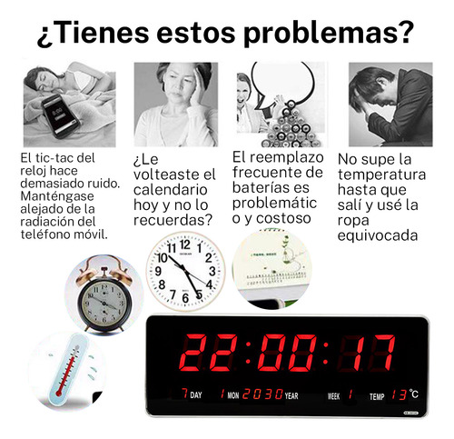 A Reloj De Pared De Aleación De Aluminio Led Digital De 36