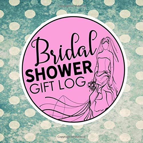 Bridal Shower Gift Log Bridal Shower Book, Gift Notebook, Gi