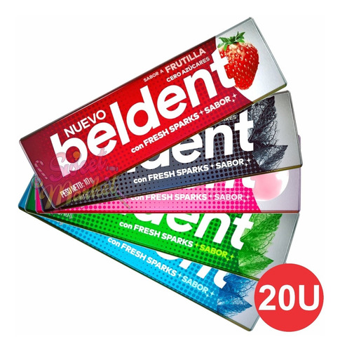 Chicle Beldent X 20 Unidades - Oferta En Sweet Market