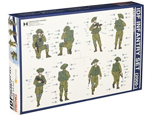 Modelismo Figuras Meng Model 1:35 Idf Infantry Set 2000 Fi