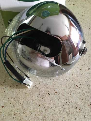 Imagen 2 de 2 de Faro Delantero Redondo Cromado Gn125/owen/ Varias