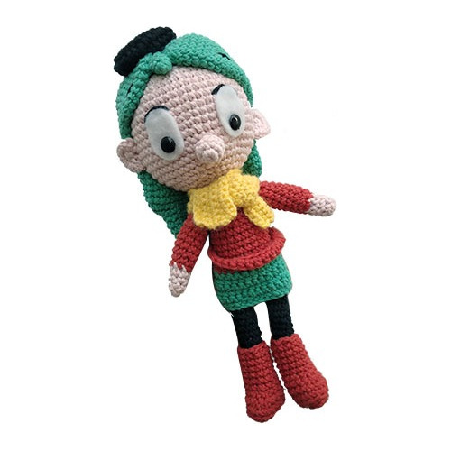 Hilda Muñeca Amigurumi Crochet Serie Animada