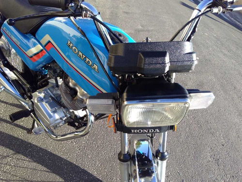 Honda Cg 125 1984 Azul- Colecionador