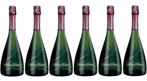 Espumante Navarro Correas Brut Rosé De Malbec Caja X6 750 Ml