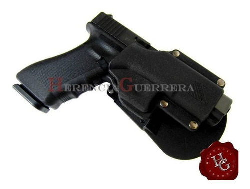 Imagen 5 de 7 de Pistolera Funda Houston Ranger Ext Glock Rp38 Tiro Practico