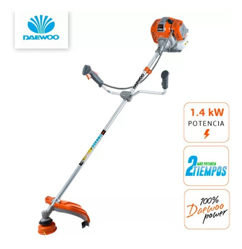 Imagen 4 de 10 de Desmalezadora Motoguadaña 52cc Cuchilla Tanza Arnes Daewoo