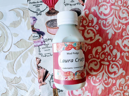Imagen 4 de 4 de Mod Podge/ Pegamento Para Servilletas Laura Craft