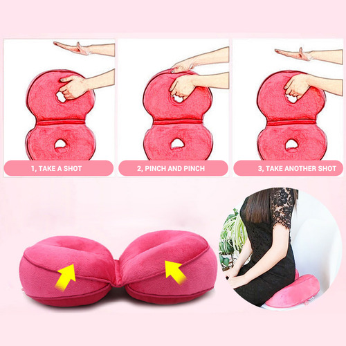 Cojín De Asiento Con Elevador De Caderas, Doble Comodidad, M