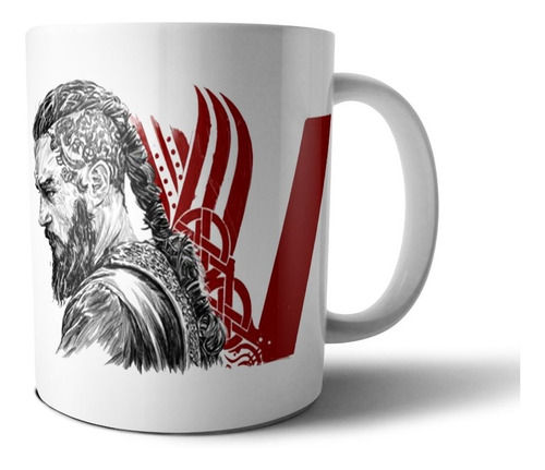 Taza De Ceramica - Vikingos (ragnar Lothbrok)