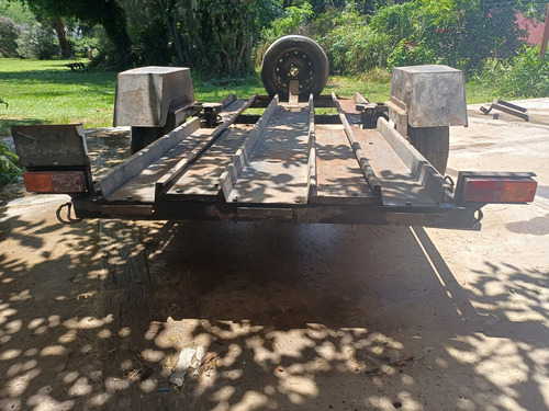 Trailer Batan Reforzado Un Solo Uso Ideal Moto Y Cuatri Mbno